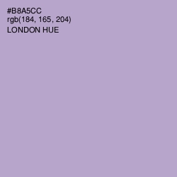 #B8A5CC - London Hue Color Image